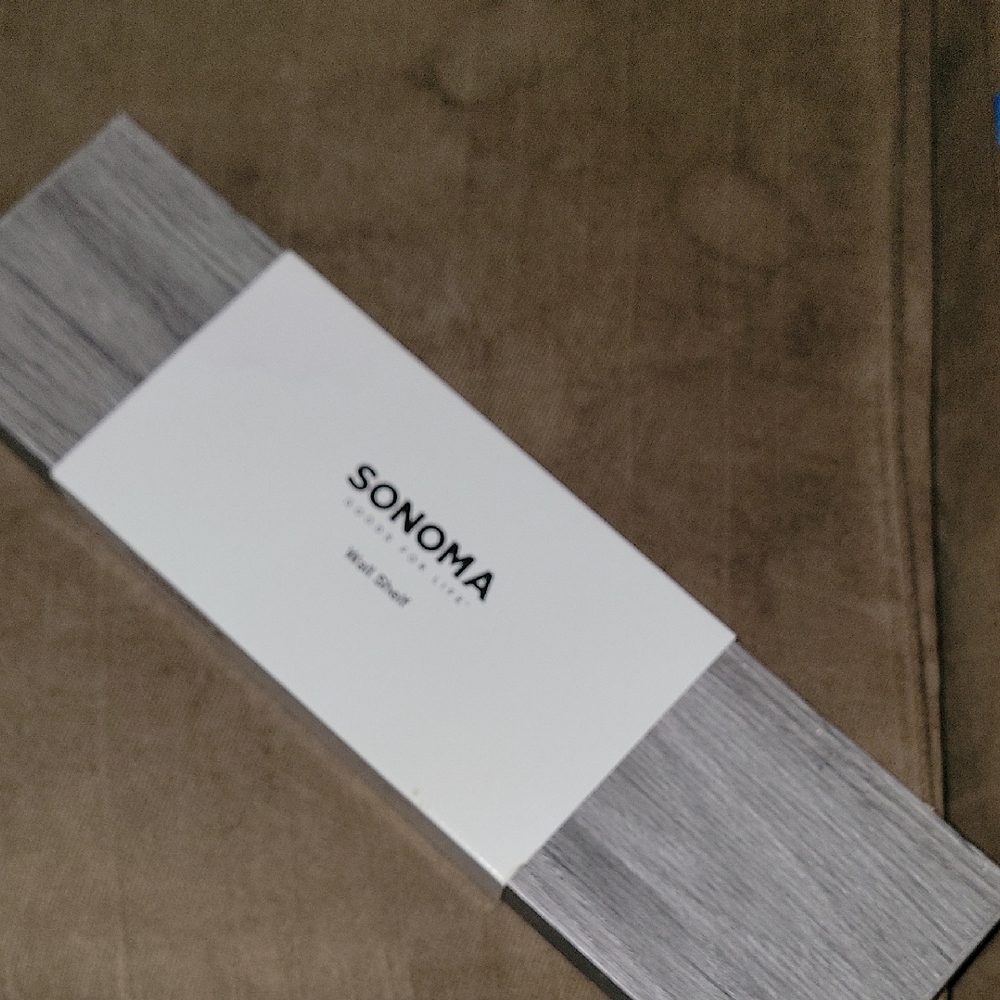 Sonoma Gray Wall Shelf